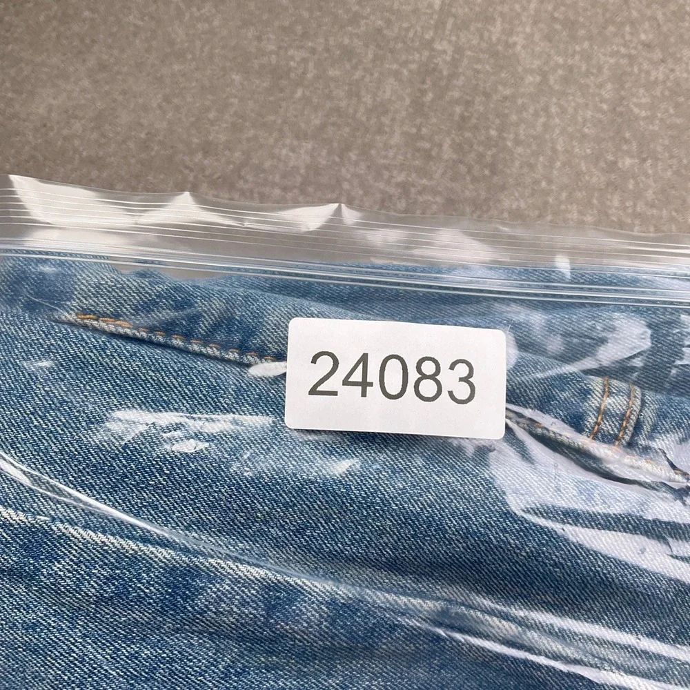 Levis 550 Jeans Mens 48W 27L Blue Relaxed Fit Stretch Denim‎ Striaght Leg High